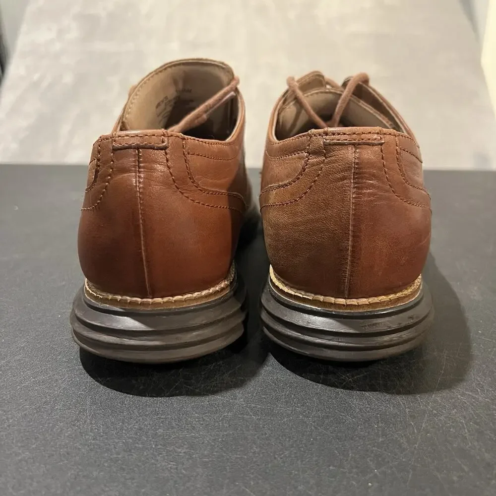 Cole Haan Chestnut Brown Leather Wingtip Derbys